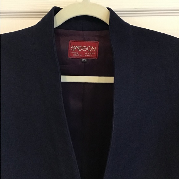 Vintage Navy Blue Womens 2 piece Suit, size 10 - Picture 6 of 11